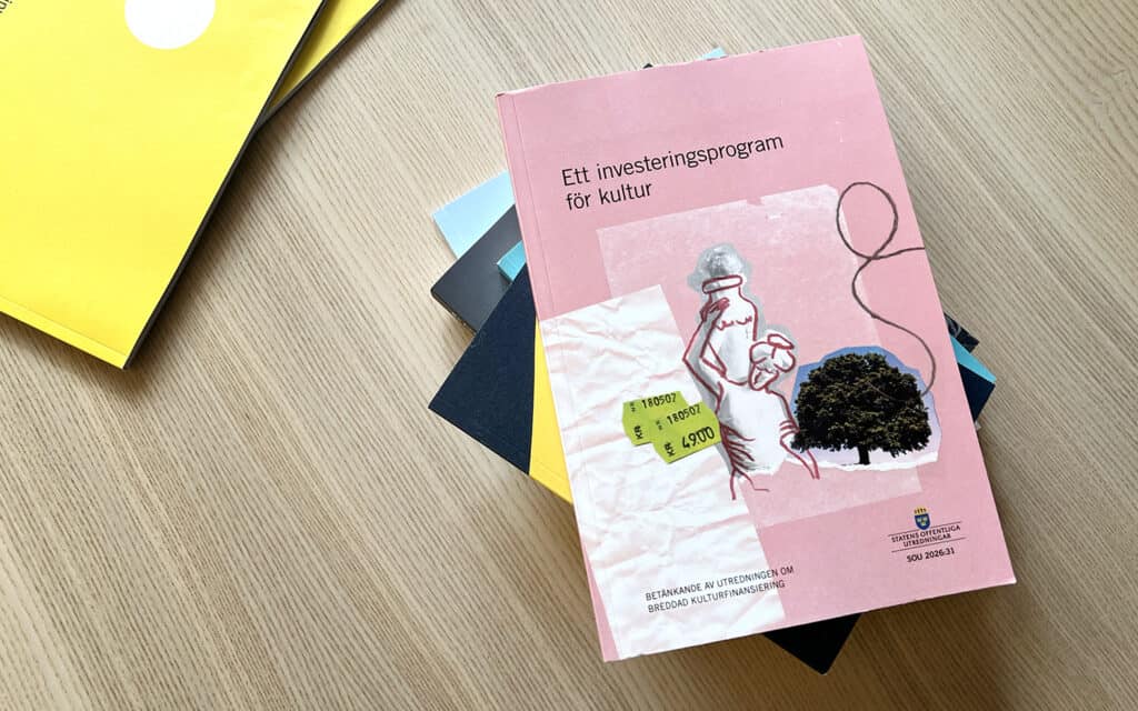 Utredning privat kulturfinansiering