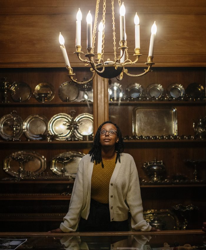 Azmara Nigusse på Hallwylska muséet. Azmara Nigusse