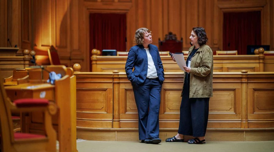 Malin Danielsson och Rebecka Gordan.