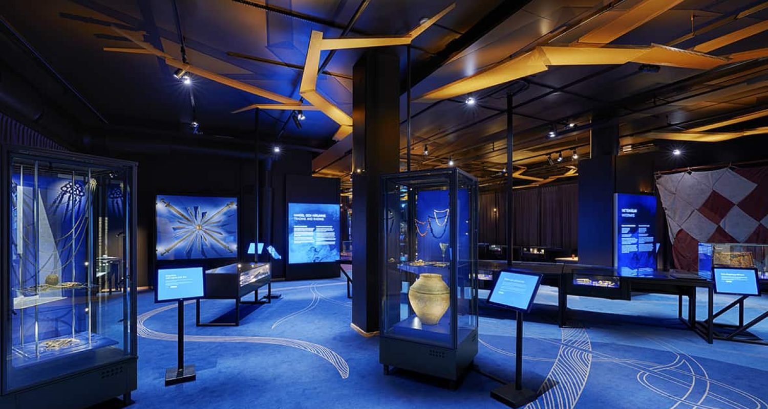 WEBB Vikingarnas värld på Historiska museet foto Erik Lernestål